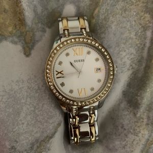 Guess watch gold and silver